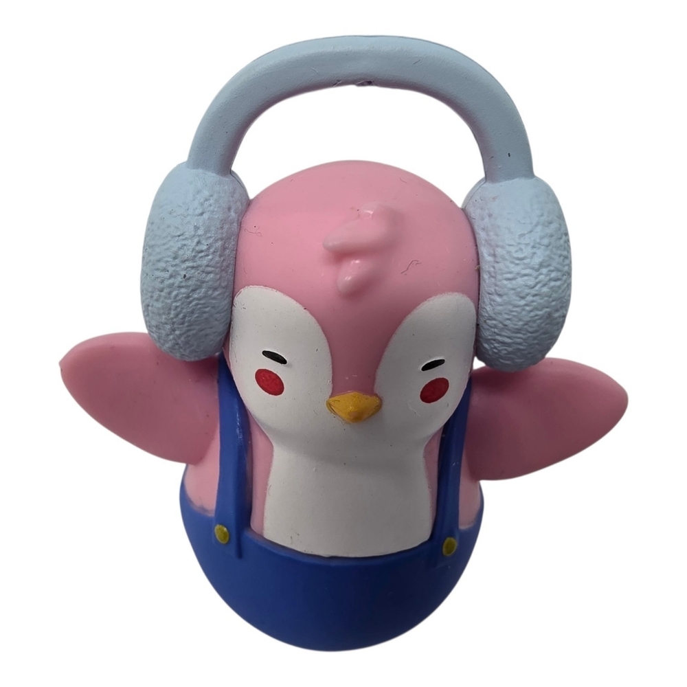 Pudgy Penguin Blue Overalls Ear Muffs Toy Figure